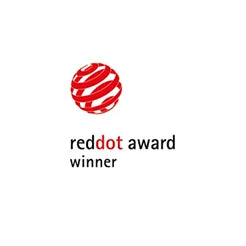 Signet of the Red Dot Design Award.