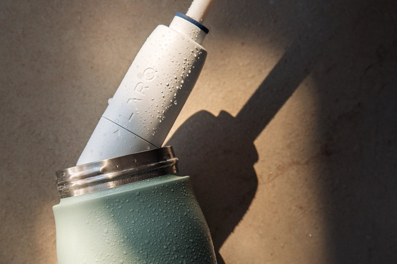 BRITA LARQ Filter Upgrade Kit components shown in close-up